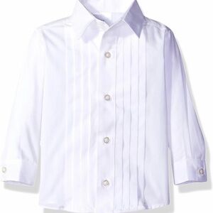 Nautica tuxedo White Pleated Boys Dress Shirt size 4